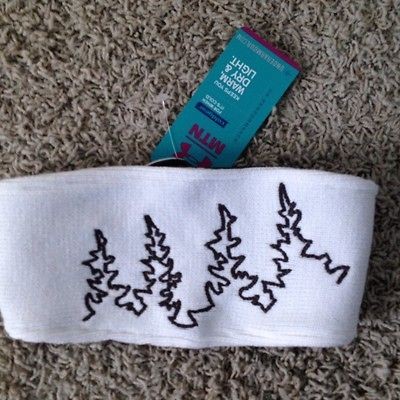 Womens Under Armour MTN Forest Headband UA Adjustable Winter White 