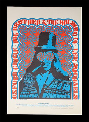 1966 Family Dog Poster FD 38   Big Brother & the Holding Company 