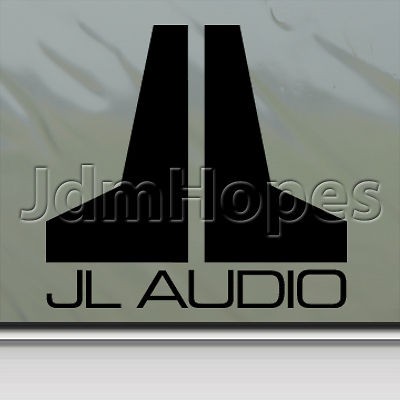 JL Audio Decal Truck Bumper Window Vinyl Sticker