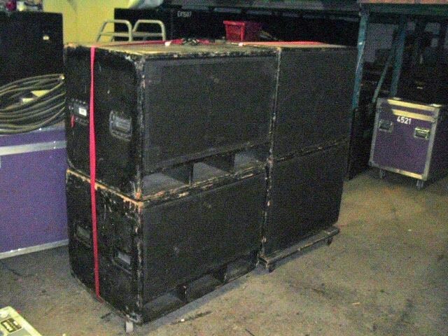 Mccauley Professional Live Sound Speaker Package, 4 cabinets