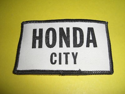 Vintage 1980s Honda City Motorcycles Patch