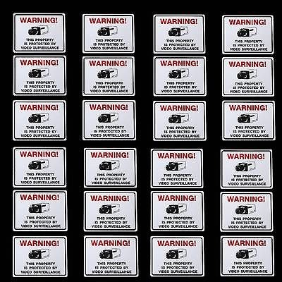 BULK STORE BEWARE SECURITY CCTV VIDEO CAMERA OUTDOOR WARNING STICKERS 