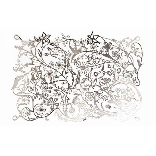 Artecnica IVY2 Wall Panel Silver Steel Set of 6 Room Wall Hanging 