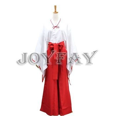 Inuyasha Kikyo suit Cosplay Costume Halloween Cloth