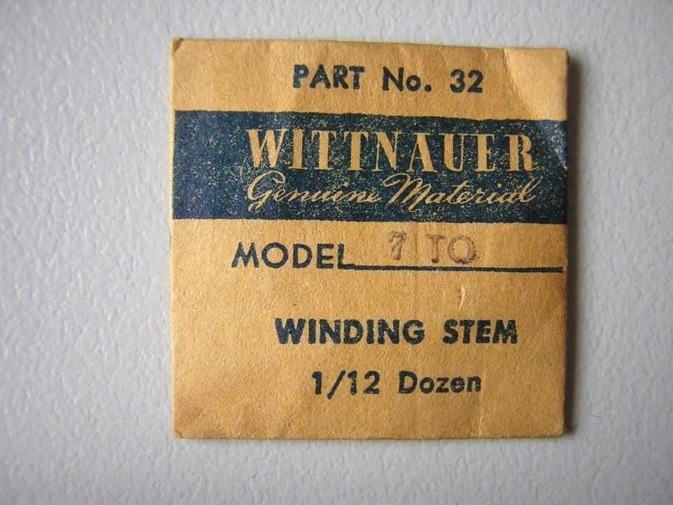 WITTNAUER 7TO WINDING STEM, MARSHALL #1131L, NEW OLD STOCK, SHIP W/W.