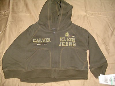 Calvin Klein Jeans 2 Piece Set Camoflage Pants & Hoodie Hooded Shirt 