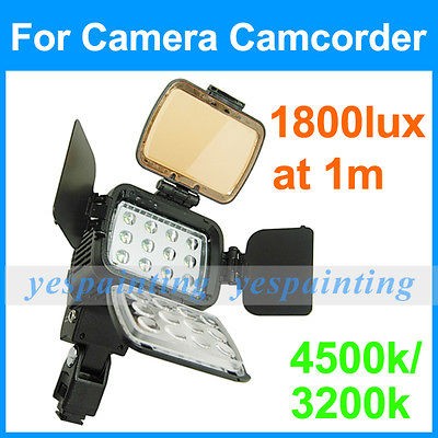 NEW Comer LBPS1800 LED Battery Video Light 4500K/3200K