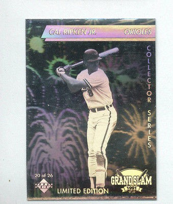 Cal Ripken 1991 Upper Deck Dennys Grand Slam Baltimore Orioles Card 