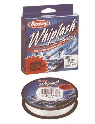 Berkley Whiplash Crystal Braid 300 yards NEW Fishing Line