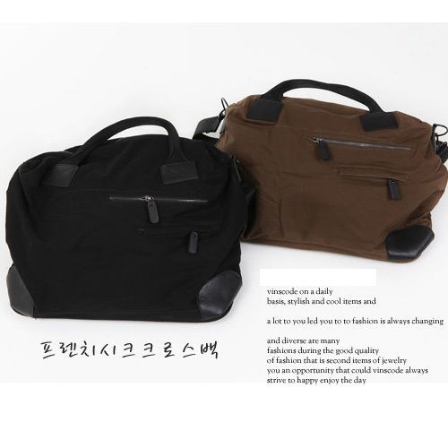 CB036 Mens Bag Korea Fashion Stylish Fabric Cross Bag, French Sick 