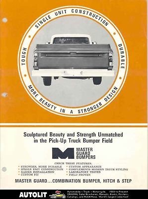 1968 Master Guard Truck Bumper Brochure