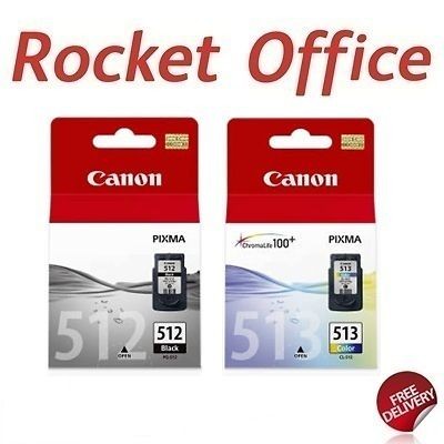 Canon PG512 Black & CL513 Colour Ink Cartridges For PIXMA MX340 