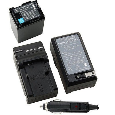   BP 827 Battery + Charger for Canon VIXIA HF 11 20 200, HG 20 21