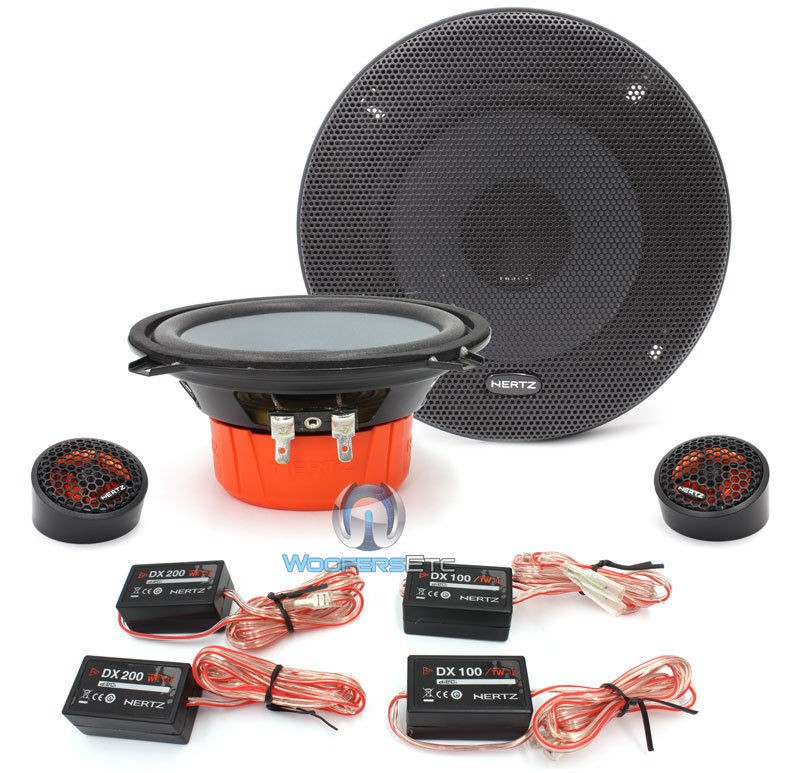   25 2 WAY 120W COMPONENT SPEAKERS MIDS TWEETERS CROSSOVERS NEW