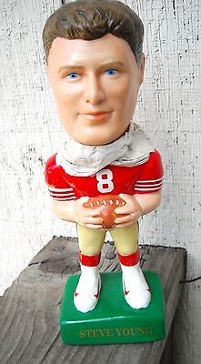 NEW SAN FRANCISCO 49ers STEVE YOUNG BOBBLE HEAD LT ED #1587 MADE1995 