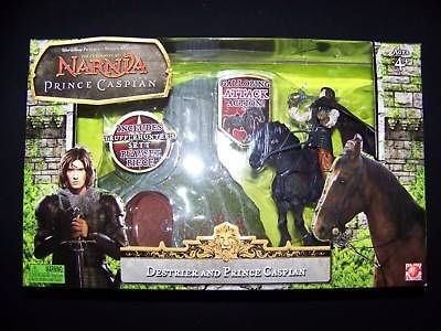 Narnia Prince Caspian & Destrier figure 2nd Series set