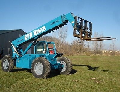 Gradall 534D 6 42 4x4 Telescopic Forklift; 6000 lb, 42 Height 