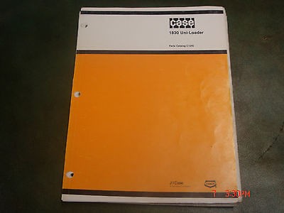 Case 1830 Uniloader Skid Loader PARTS Service Manual Catalog