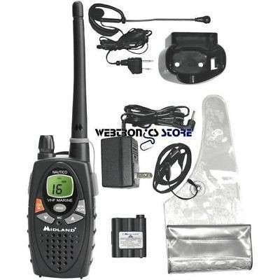   NT1VP NAUTICO 1 HANDHELD VHF 5 WATT MARINE BOAT WEATHER RADIO 12 MILE