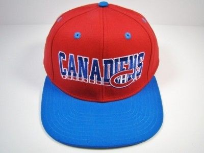 MONTREAL CANADIENS SNAPBACK HATSCRIPT ROY NHL