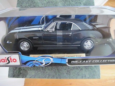 Diecast Black 1967 Chevrolet Camaro Z/28 118 Special Edition 