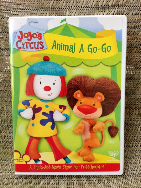 EUC DVD Playhouse Disney  JoJos CircusAnimal A Go Go