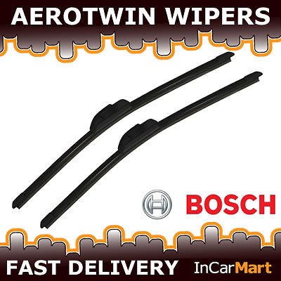 CHEVROLET SPARK M300 2009 ON BOSCH AEROTWIN WIPER BLADES PAIR