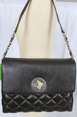 NEW KATE SPADE Gold Coast Charlize Bittersweet Brown Leather Bag Purse 