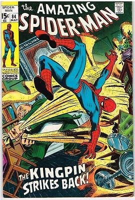   SPIDER MAN #84 VF comic~Kingpin Pulls The Rug Out From Under Spidey