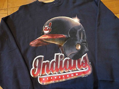 Vintage Deadstock Cleveland Indians Crewneck LEE Sweatshirt Jumper 2XL 