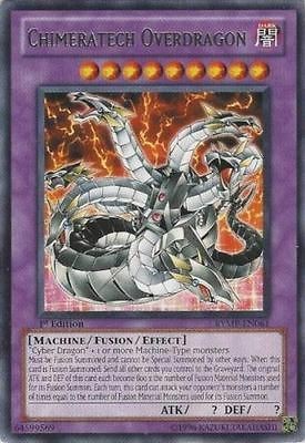 3x Yugioh RYMP EN061 Chimeratech Overdragon Rare Card