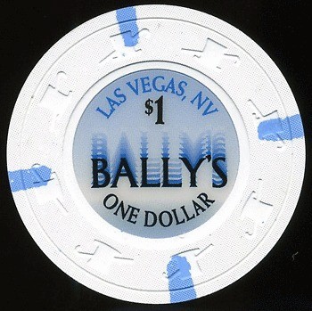 Casino Chips $1 Ballys Poker Chip Las Vegas Unc