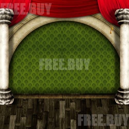 Stage curtain 10x10 CP Backdrop Computer painted Scenic Background 