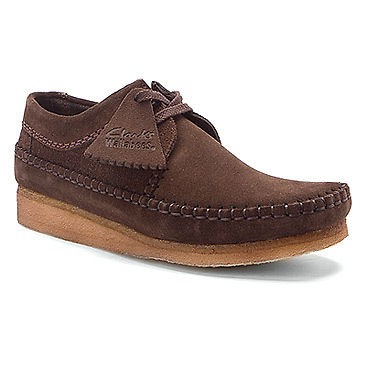 CLARKS MEN DESERT WEAVER 87766 BROWN SUEDE SHOES RETAIL PRICE $135 NWB