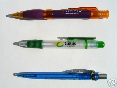 DRUG REP PENS~3 MOST WANTED LIST~VIAGRA+LE​VITRA+CIALIS