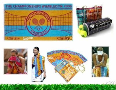 WIMBLEDON Towel Ladies CHRISTY BNWT 2006 A Grade