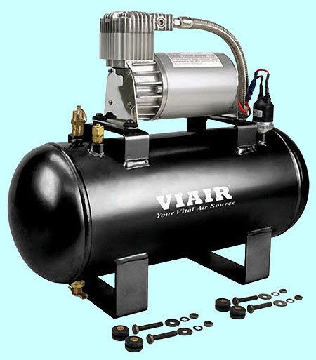 VIAIR 1.5 GALLON 120 PSI TANK & COMPRESSOR AIR SOURCE KIT w/275C 