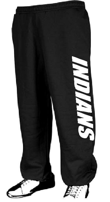 INDIANS FAN GAME SWEATPANTS BASEBALL CLEVELAND