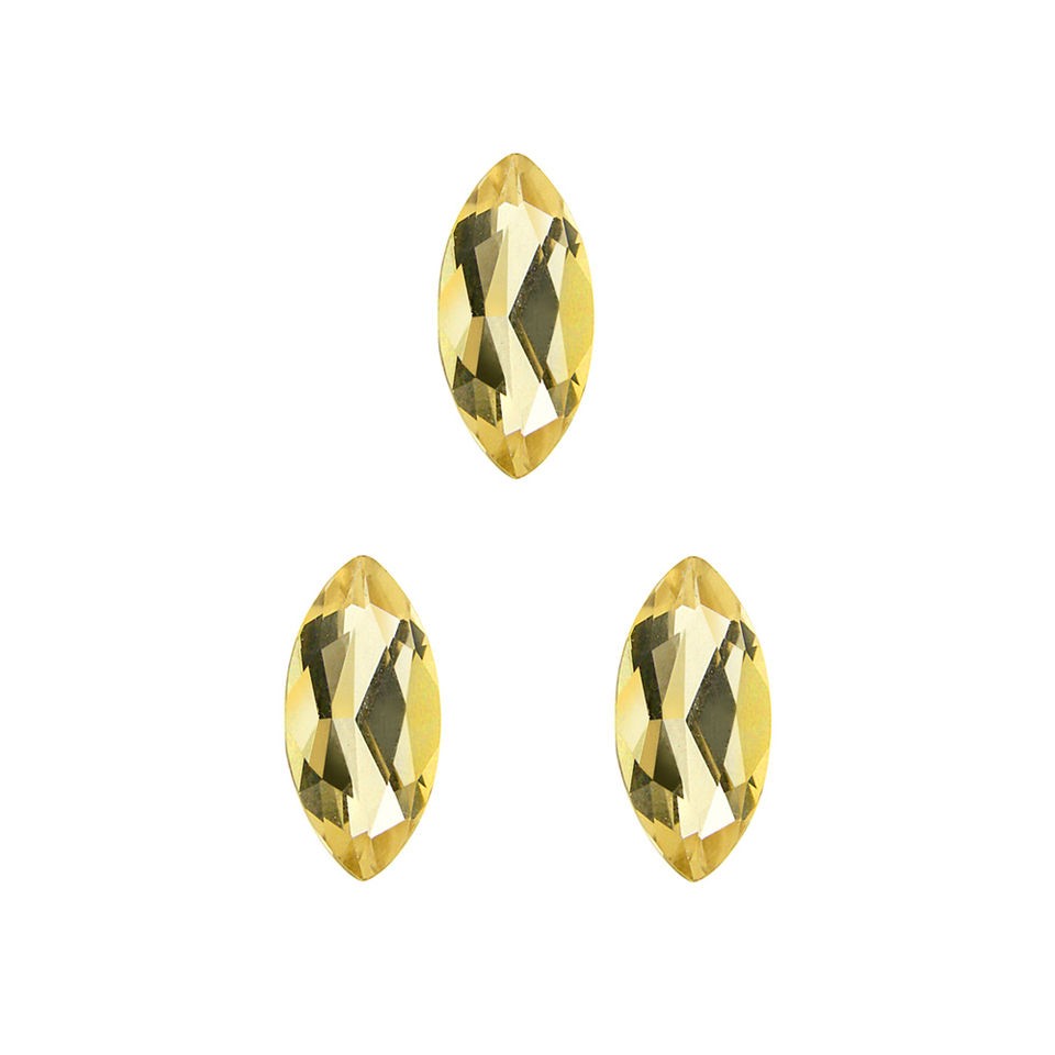 Marquise cut 6x3mm 3/4ct TGW Citrine Stones (Set of 3)   6x3MQ C S3