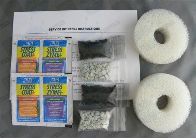 Biorb / Biube Compatible Service Kit Refill Pack 2 Kits & 2 Sponges 