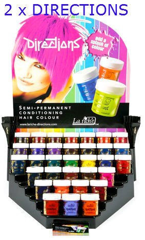   RICHE DIRECTIONS SEMI PERMANENT HAIR COLOR DYE CHOOSE TWO SAME COLOR