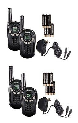 PAIR COBRA CXT135 MicroTalk 16 Mile 22 Channel Walkie Talkie 2 Way 