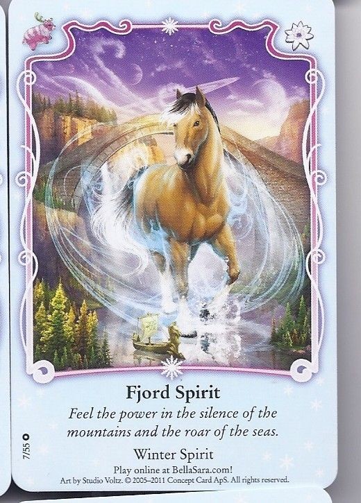 BELLA SARA TRADING CARD WINTER FESTIVAL SRS. #7/55*FJORD SPIRIT*