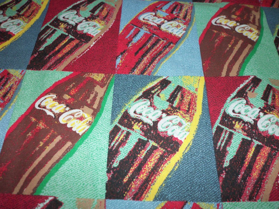 COCA COLA FABRIC BOTTLES RARE HTF FAVORITE BTFQ