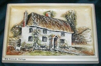 Osborne Ivorex OLD CORNISH COTTAGE Plaque