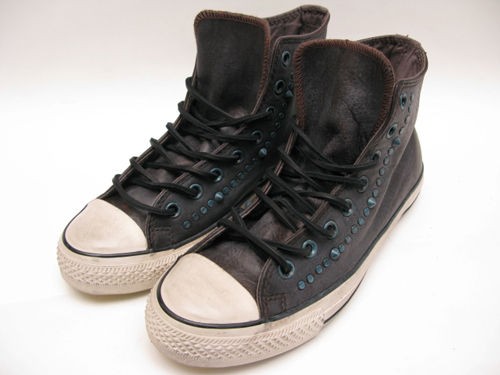 CONVERSE CHUCK TAYLOR JOHN VARVATOS STUDDED HI CHOCOLATE 132841C