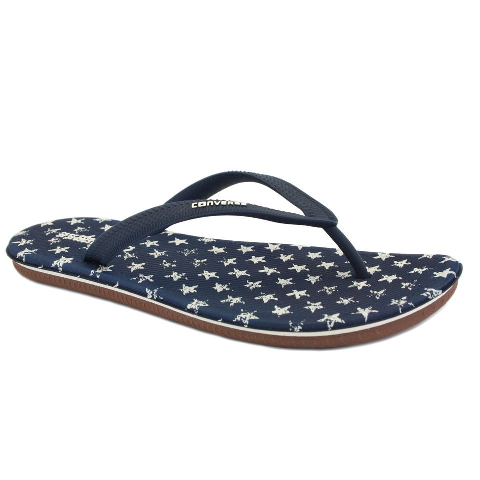 Converse Sandstar US Flag Unisex Rubber Flip Flops Navy