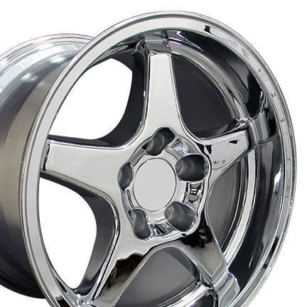 17 Chrome ZR1 Style Wheel 17 x 11 Rim Fits Corvette