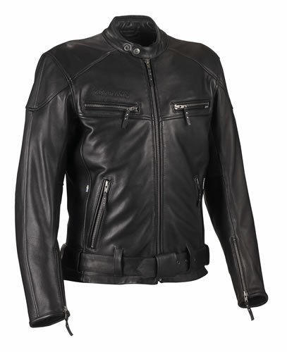   BC GARMIN SUPPLE LEATHER MOTORCYCLE JACKET LOW COST CLEARANCE LINE