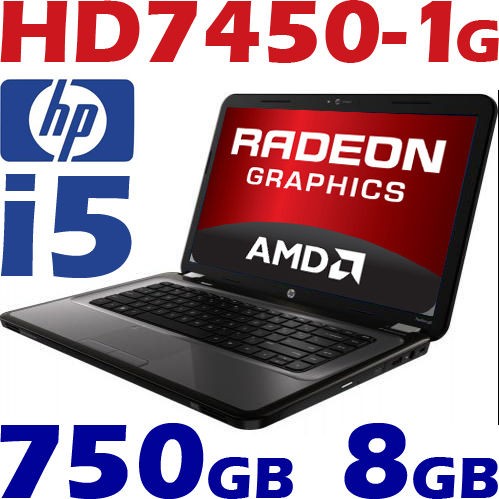 HP PAVILION G6 CORE i5 RADEON 7450 1G 8GB 750GB BLUETOOTH 4.0 15 16 